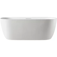 Ванна из литьевого мрамора AltroBagno Luciana AltroBagnoLuciana090221White 170x80 см, отдельностоящая, белый