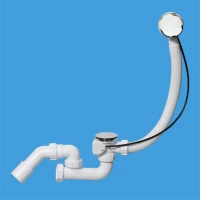 Слив-перелив для ванны McALPINE MRB2CNS-PB