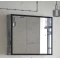 Зеркальный шкаф 90x70 см антик/черный Corozo Айрон SD-00000282 - 1