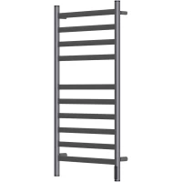 Полотенцесушитель электрический Point Селена П10 PN16850GR 1000x532, диммер правый, графит матовый