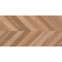 Керамогранит Wood Canarium Chevron M тёмно-бежевый 60х120 