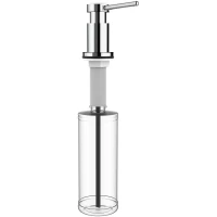 Дозатор для жидкого мыла AQUAme Cucina AQM9992CR встраиваемый, для кухни, хром