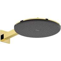 Верхний душ Hansgrohe Raindance Alive S 24541990 300 мм, 2 режима, с кронштейном, золотой
