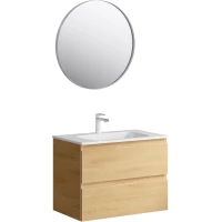 Комплект мебели дуб золотой 75,5 см Aqwella 5 Stars Accent ACC0175DZ + Mal.75.04.D + RM0208W