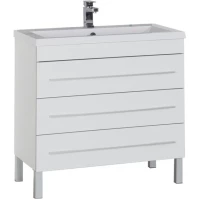 Тумба белый 89,2 см Aquanet Верона 00178470