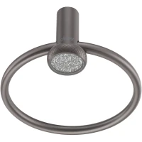 Полотенцедержатель кольцо Abber Glanz AA1H51GM оружейная сталь матовый