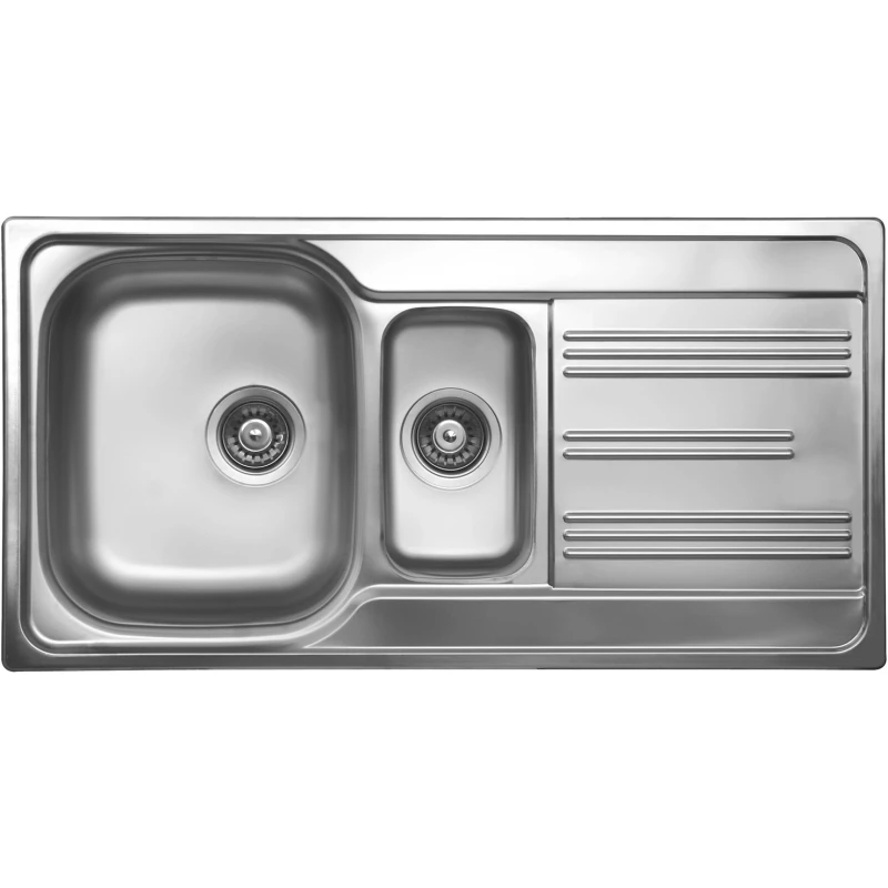 Кухонная мойка декоративная сталь Ukinox Гранд GRL980.500 15GT8K -O