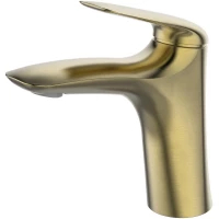 Смеситель для раковины Cezares Metauro METAURO-LS-BORO-W0 без донного клапана, золотой матовый