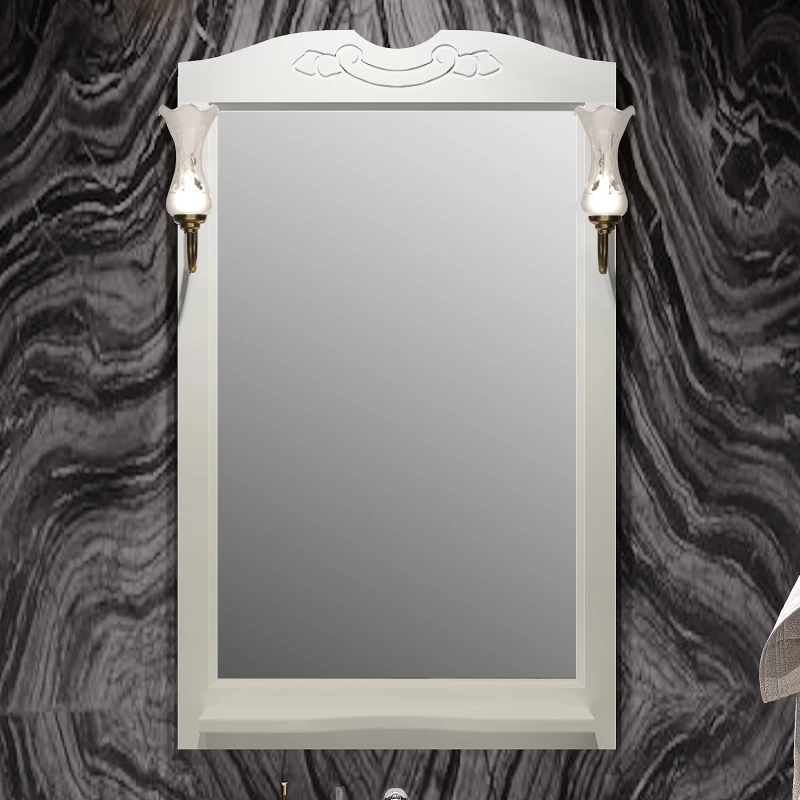 Зеркало 65x103,5 см слоновая кость Opadiris Брунелла