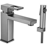 Смеситель для раковины с гигиеническим душем Shevanik S8271T