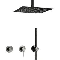 Душевой комплект WasserKRAFT Muritz A9851.98DVR2.068.118.444.010.137GR 300 мм, со смесителем, графит