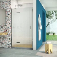 Душевая дверь Vegas Glass AFP Retta 95 08 Moru L 95 см L, профиль хром, стекло рифленое