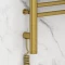 Полотенцесушитель электрический 1200x400 состаренная латунь МЭМ левый Сунержа Богема с полкой 3.0 051-5808-1240 - 3