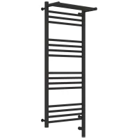 Полотенцесушитель электрический 1000x400 темный титан муар МЭМ правый Сунержа Богема с полкой 3.0 15-5807-1040