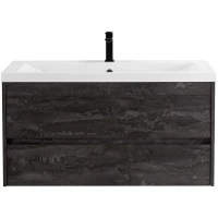 Тумба под раковину Art&Max Family-M Family-M-1000-2C-SO-IS 99,6 см, подвесная, железный камень