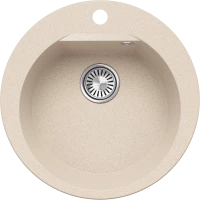 Кухонная мойка Polygran Atol-520 кремовый 854796