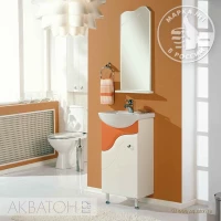 Тумба КОЛИБРИ 45 левый рыжий матовый Aquaton 1A065201KO47L