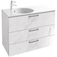 Тумба белый мрамор 100 см Jacob Delafon Odeon Rive Gauche EB2534-R9-NR4