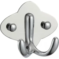 Крючок Savol S-00101B двойной, для ванны, хром