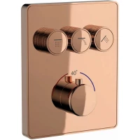 Термостат для ванны Wonzon & Woghand WW-INF323A-RG встраиваемый, розовое золото
