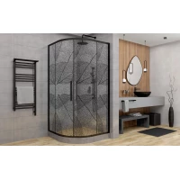 Душевой уголок 90x90 см Deto HB90 прозрачное с рисунком