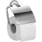 Держатель туалетной бумаги с крышкой хром/белый IDDIS Calipso CALSBC0I43 - 1