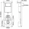 Комплект подвесной унитаз Berges Ventas + система инсталляции Berges Atom Line 410 043306 - 10