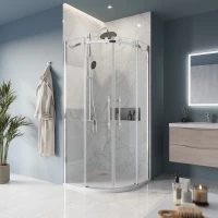 Душевой уголок BelBagno Marino MARINO-R-2-90-C-Cr 90x90 см, профиль хром, стекло прозрачное