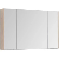 Зеркальный шкаф 116x75 см дуб сонома Aquanet Остин 00201726