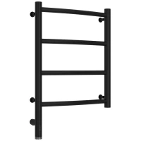 Полотенцесушитель электрический 500x400 черный матовый МЭМ левый Сунержа Галант 3.0 31-5800-5040