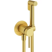 Гигиенический душ Plumberia Selection IXO XO2000OB со смесителем, золотой матовый