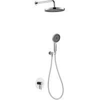 Душевой комплект Arrow ARQ12H852 260 мм, с термостатом, хром