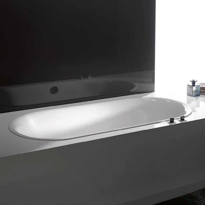 Стальная ванна 180x80 см Bette Lux Oval 3466-000 PLUS с покрытием Glaze Plus стальная ванна 180x80 см bette lux 3441 000 plus с покрытием glaze plus