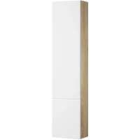 Модуль для зеркала 23x101 см дуб эндгрейн/белый матовый L Акватон Мишель 1A244303MIX40