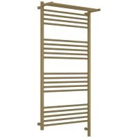 Полотенцесушитель электрический Сунержа Богема с полкой 3.1 051-6007-1260 1200x600, МЭМ правый, состаренная латунь