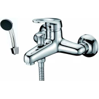 Смеситель для ванны D-Lin D130410 с душевым гарнитуром, хром