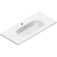 Раковина Catalano Alvea 0621011001 100x46 см, накладная, подвесная, белый глянец