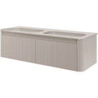 Тумба под раковину Armadi Art Voi Cashmere 782-140-R-C 140 см, подвесная, кашемир матовый