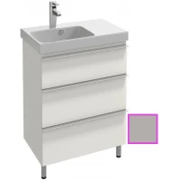 Тумба серый титан глянец 62 см Jacob Delafon Odeon Up EB991G-N21