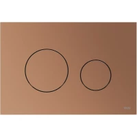 Кнопка смыва Tece TECEloop 2.0 9240937 для инсталляции, красная бронза металлик