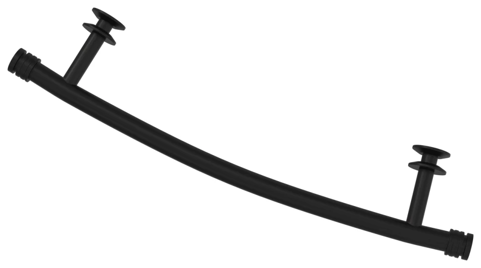 Полотенцедержатель 43,49 см черный матовый Сунержа 31-2011-0370