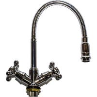 Смеситель для кухни D-Lin D151810-Q с гибким изливом, хром