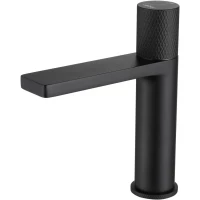 Смеситель для раковины CoolStart Abber Rund AF8710B CoolStart, черный матовый