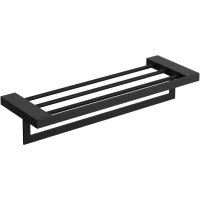 Полка для полотенец Boheme Qubic 10737-B 60 см, черный матовый