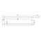 Полотенцедержатель 45 см Ideal Standard Connect N1386AA Полотенцедержатель 45 см Ideal Standard Connect N1386AA - 2