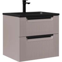 Тумба под раковину Equil Aster tpASTER60.2Y-45 59,2 см, подвесная, амаретти