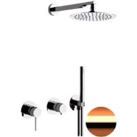 Душевой комплект 200 мм Remer X Style X96S02PG