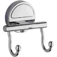 Крючок D-Lin D282710-2 двойной, для ванны, хром 