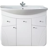 Тумба белый глянец 101,7 см Belux Модена Н 100-02 4810924246806