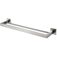 Полотенцедержатель Feramolli Maggiore CN110 60,5 см, двойной, никель матовый